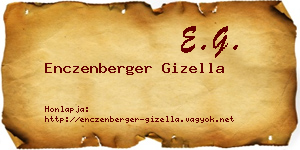 Enczenberger Gizella névjegykártya
